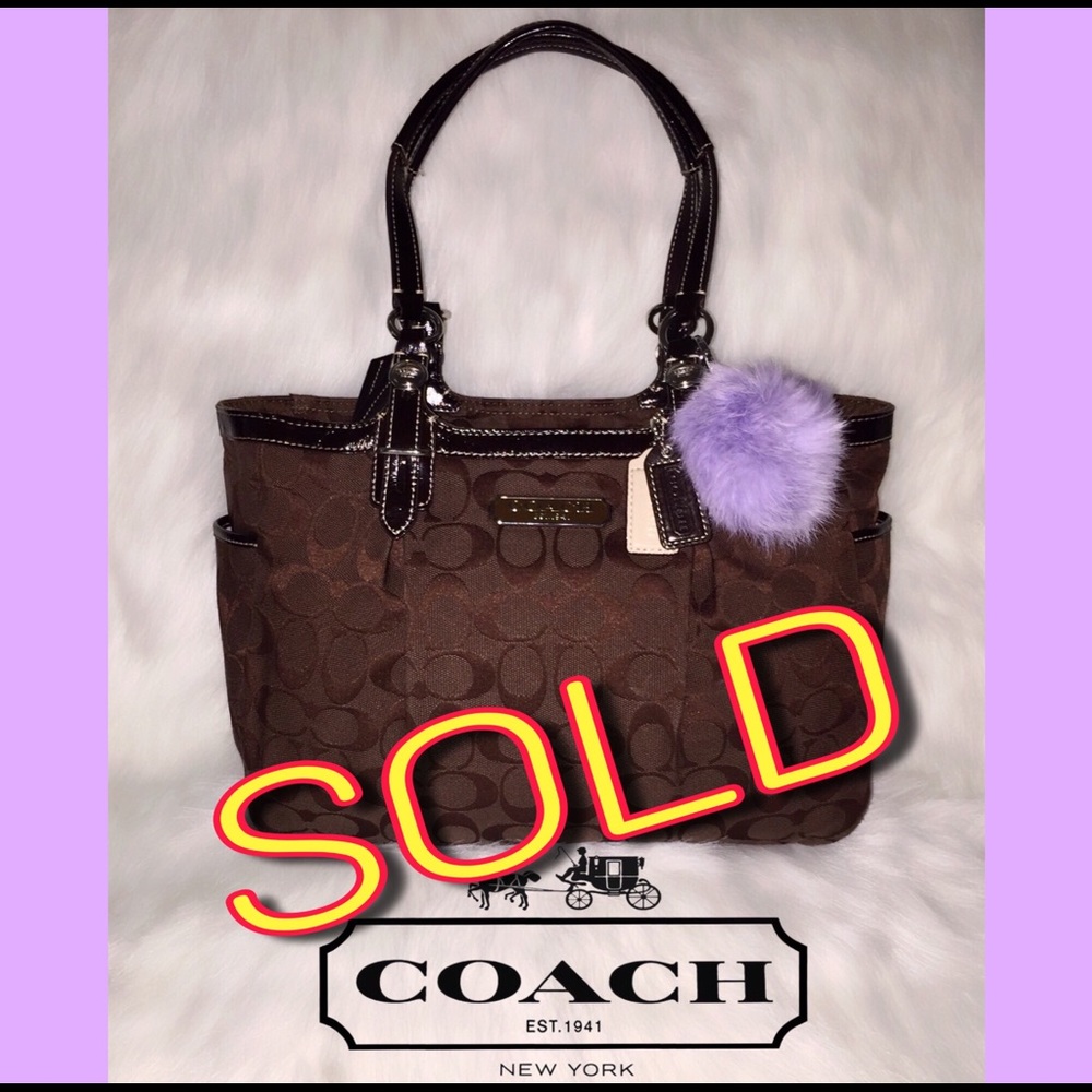 👜Authentic Coach Gallery East West Tote👜